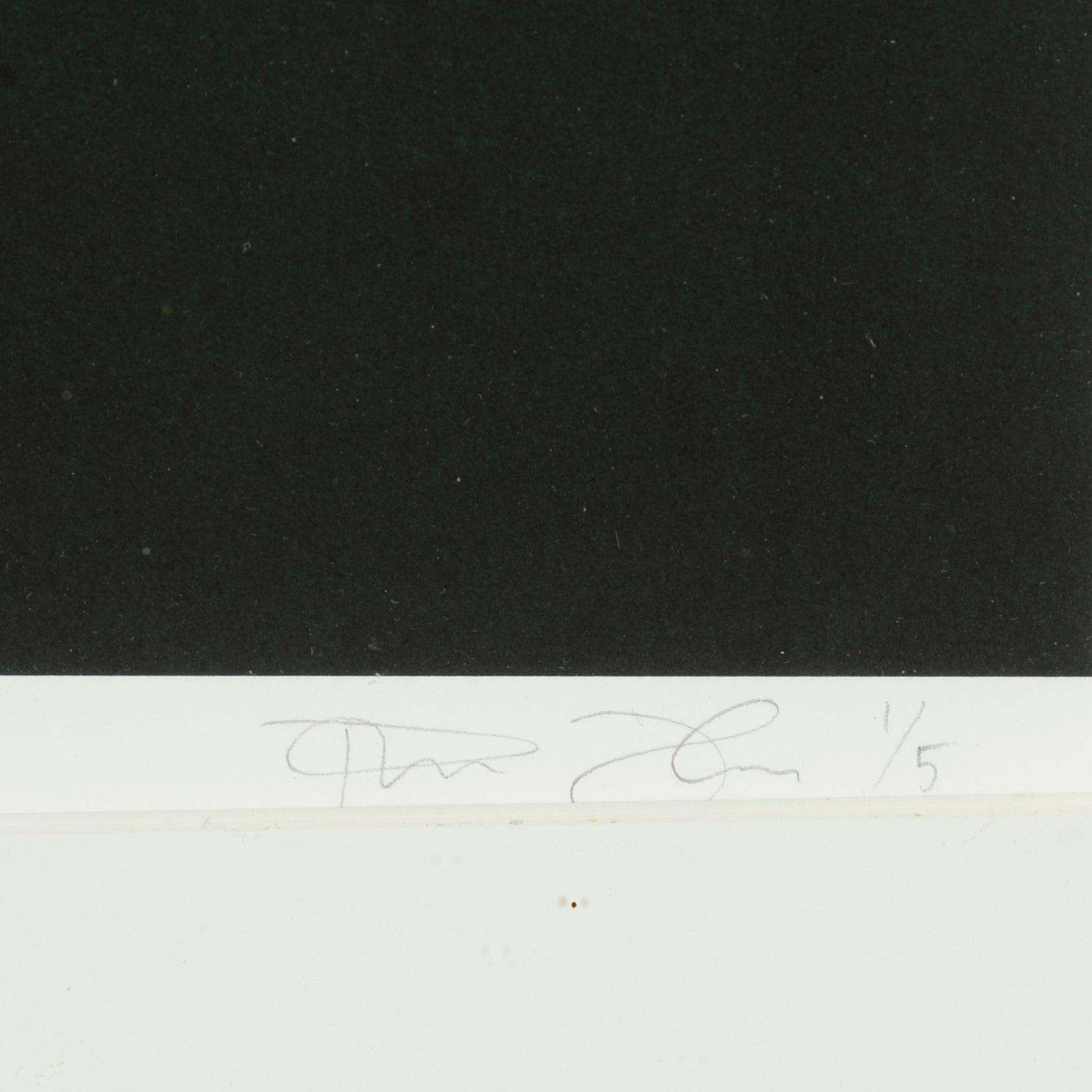 Thomas Klementsson, photograph signed and numbered 1/5.