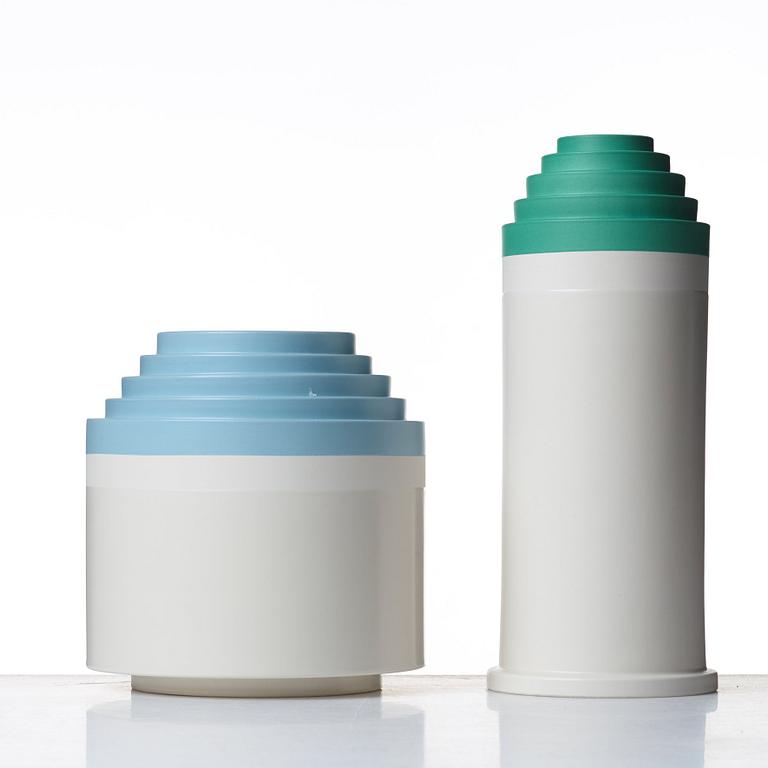 ETTORE SOTTSASS, VASER, 2 st, Bitossi Ceramiche, 2000-tal.