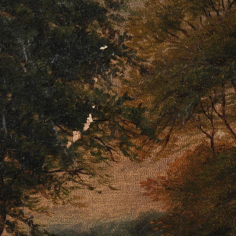 OKÄND KONSTÄR, olja på duk, 1800-tal.