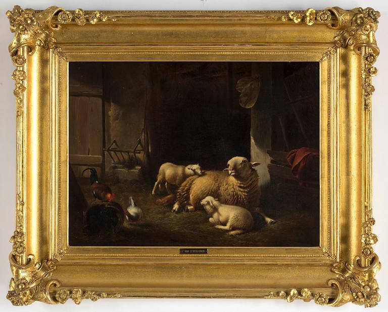 FRANZ VAN SEVERDONCK, tillskriven, olja på duk.