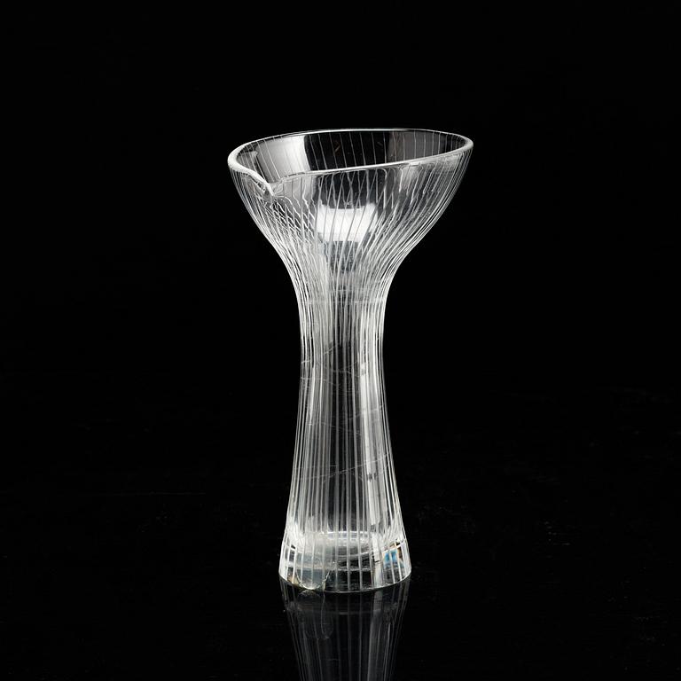 A Tapio Wirkkala glass vase, Iittala 1950´s.