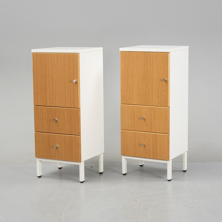 Anne Krook, a pair of cabinets, for Horreds Möbler, 21th century.