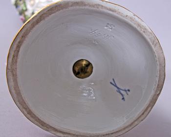 UPPSATSSKÅL, porslin. Meissen. 1800-talets slut.
