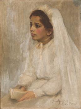 Dora Wahlroos, First communion.