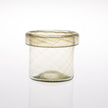 KAJ FRANCK, KONSTGLAS SKÅL. Sign. Kaj Franck Nuutajärvi Notsjö. 1960-tal.