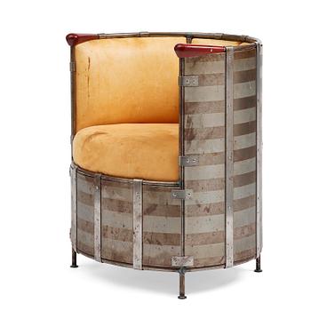 1. Mats Theselius, an "Älgskinnsfåtöljen" armchair, ed. 237/360, Källemo, Värnamo, post 1991.