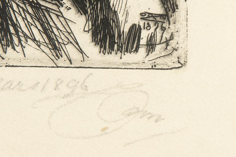 Anders Zorn, "Gerda Hagborg III".