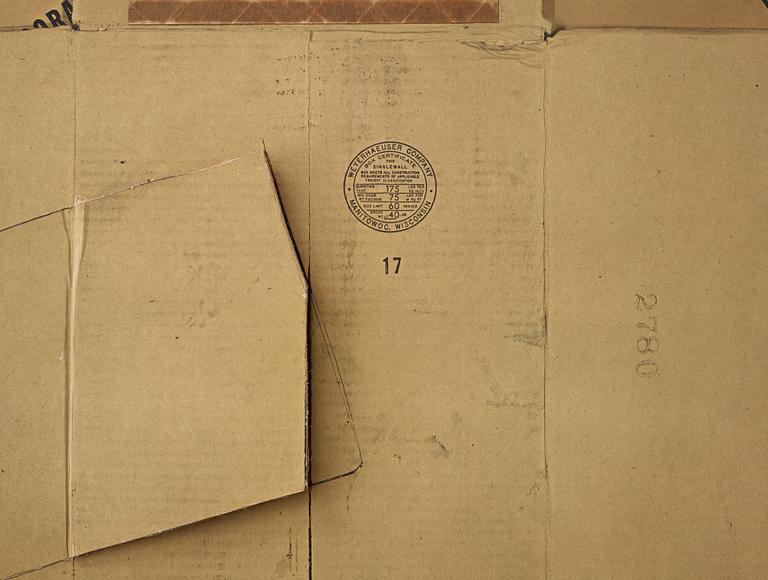 Robert Rauschenberg, Cardbird VII from: "Cardbird series".