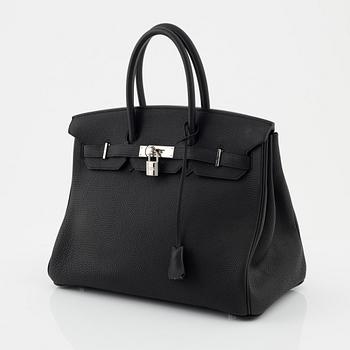Hermès, a chocolate brown Togo leather 'Birkin 35' handbag, 2008. -  Bukowskis