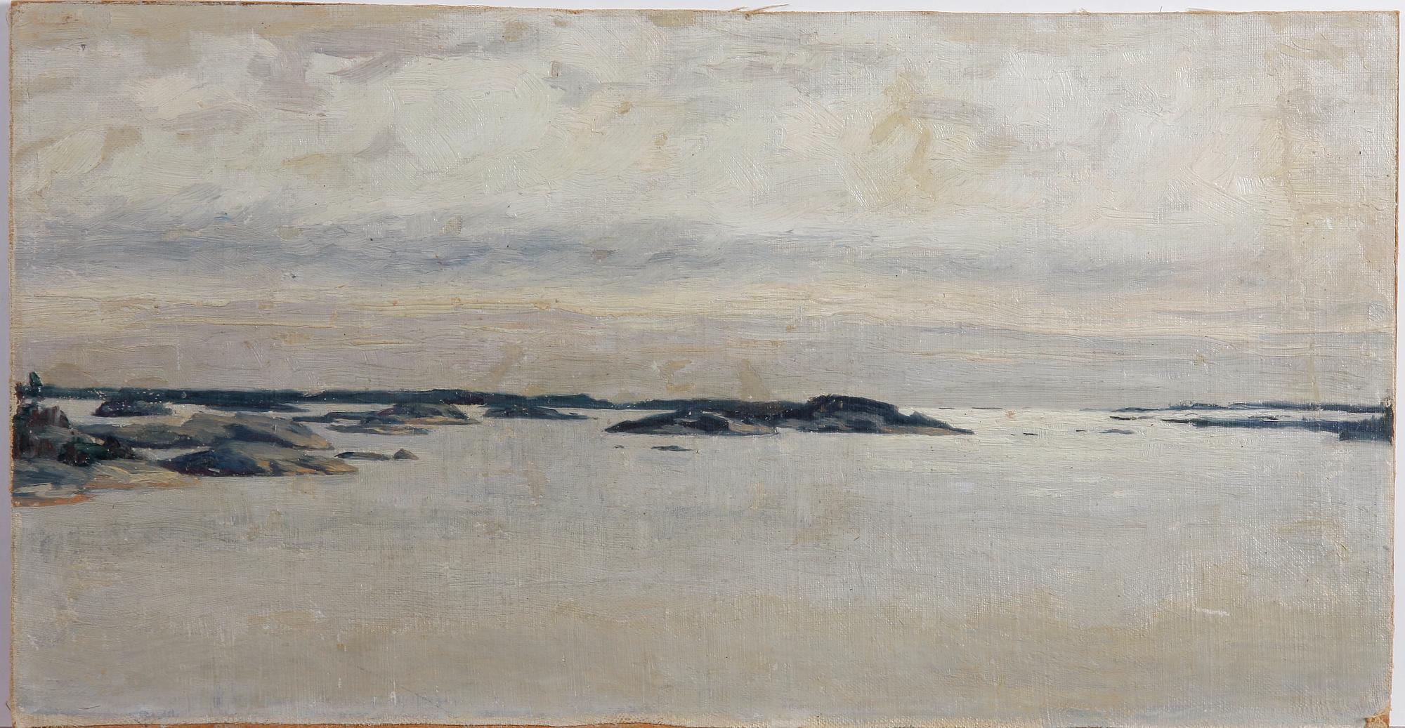 ERDTMAN, ELIAS, 3 st, olja på duk, två med sign, en dat -95.