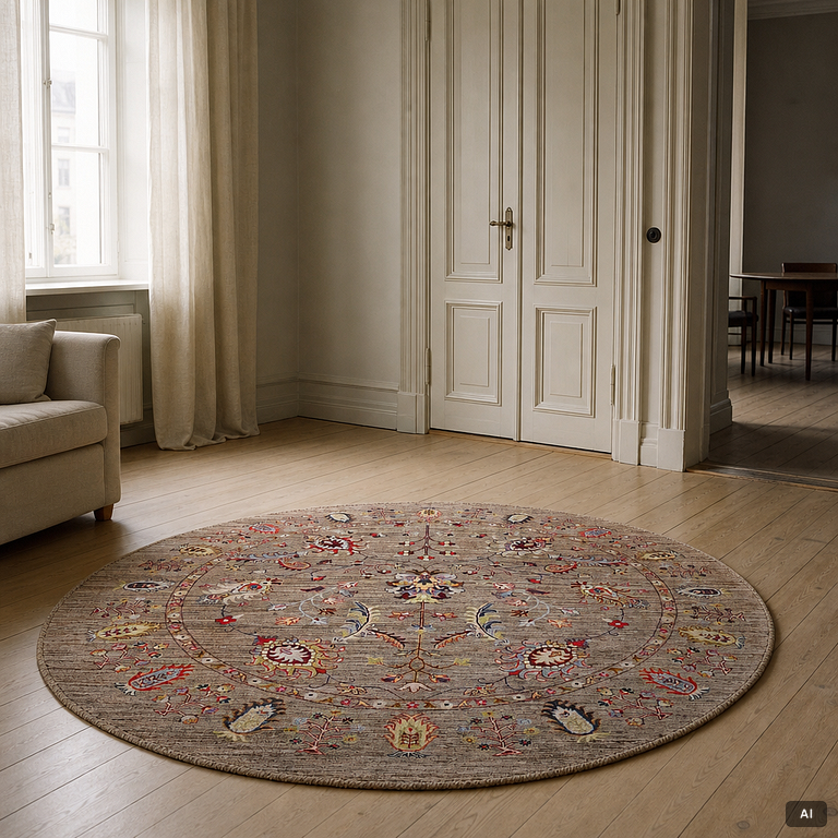 A Ziegler Ariana rug, c. 213 x 215 cm.