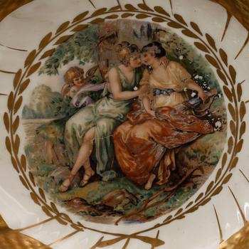 KAFFESERVISDELAR, 27 stycken, porslin, Royal Copenhagen, 1900-talets mitt.