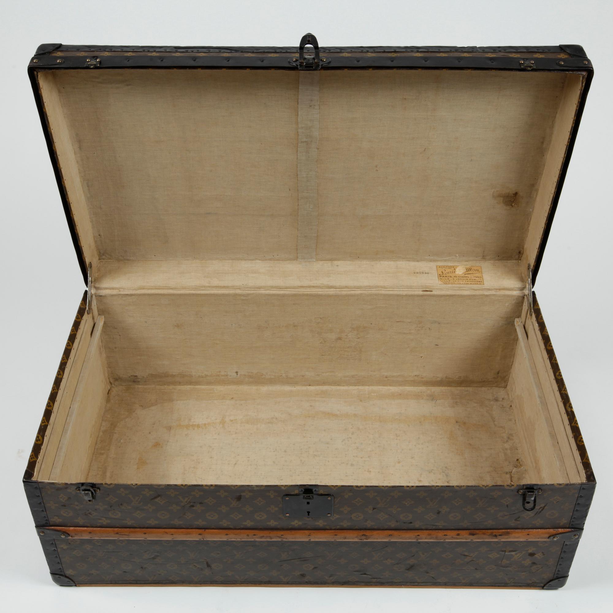 LOUIS VUITTON, koffert, sekelskiftet 1800/1900.