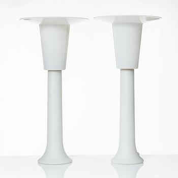 Uno & Östen Kristiansson, a pair of table lamps, Luxus, Vittsjö, 1960s/70s.