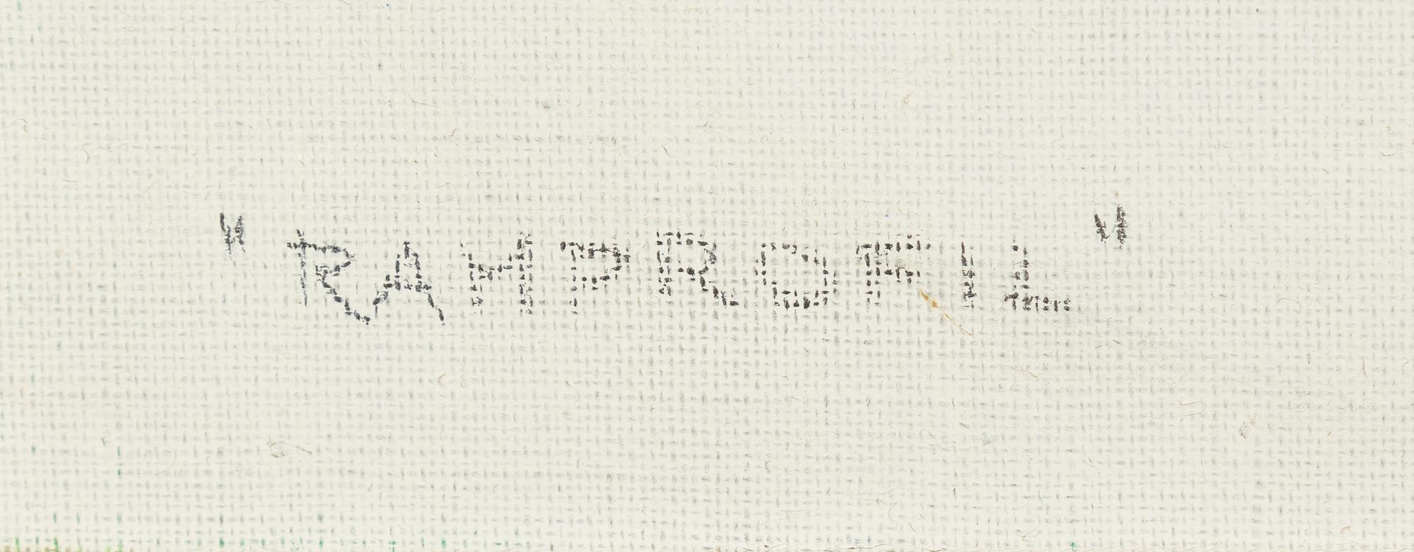 Nils Kölare,  oil on canvas, signed and dated -75 verso.