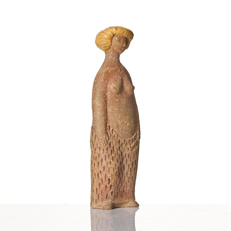 Stig Lindberg, ’Lilla Eva', a stoneware figurine, Gustavsberg studio, Sweden 1940-50s.