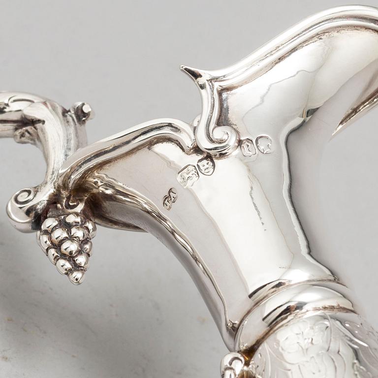 Joseph Angle, vinkanna, silver, London 1860.