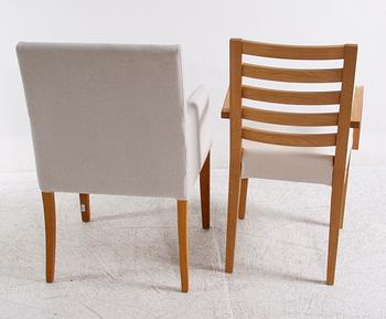 FÅTÖLJ SAMT KARMSTOL.