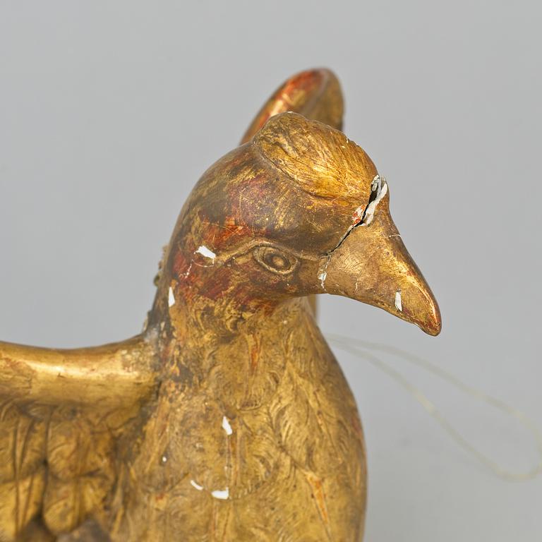 A  gilt wooden decoration, 19th/20th century.