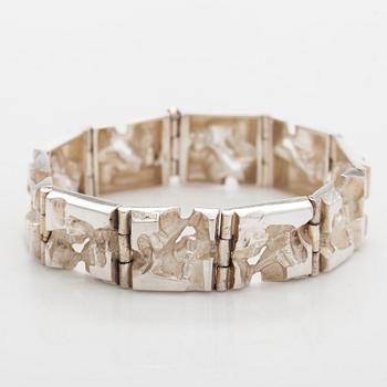 Jorma Laine, armband, silver, Kultateollisuus 1972.