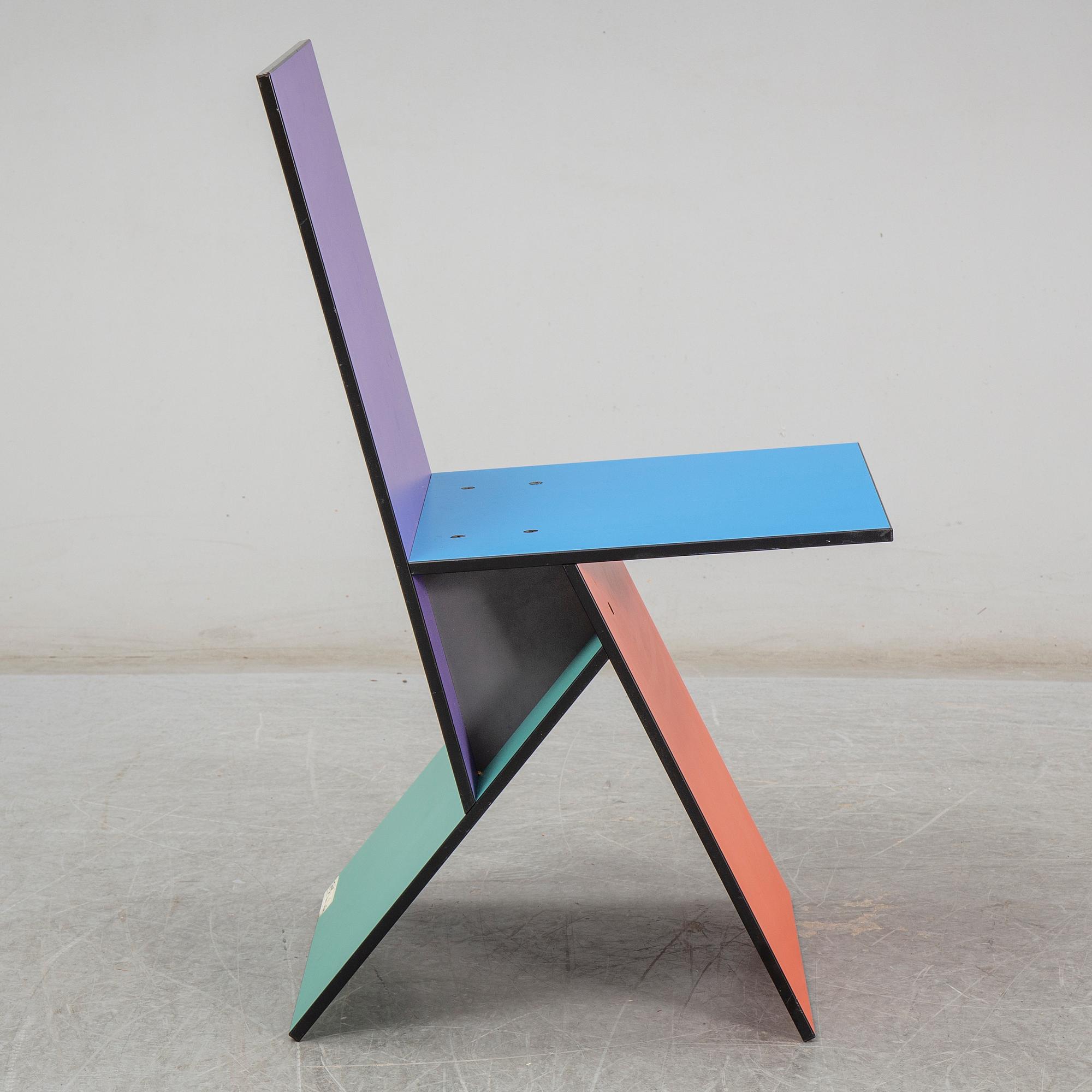 A "Vilbert" chair by Verner Panton for IKEA in 1993/94.