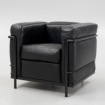 Le Corbusier,  Pierre Jeanneret & Charlotte Perriand, a 'LC2' easychair, Cassina.
