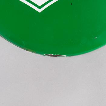 Reklamskyltar, 2 st, Coca-Cola och Sprite, 1970/80-tal.
