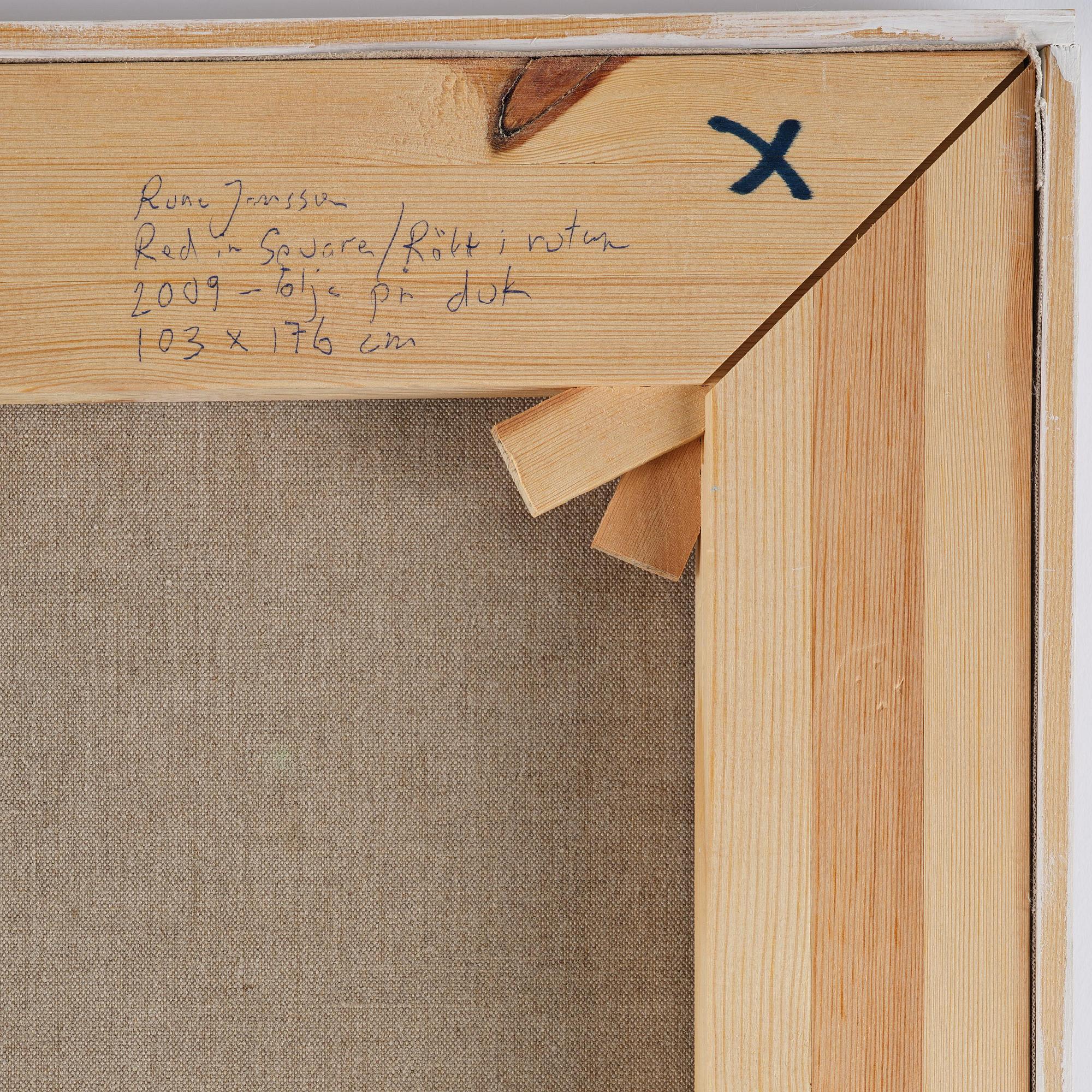 Rune Jansson, "Rött i rutan".