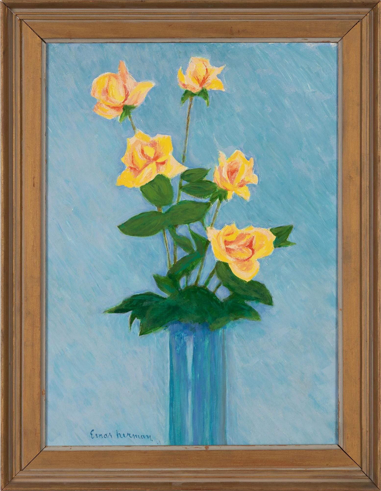 Einar Nerman, oil on panel, signed.