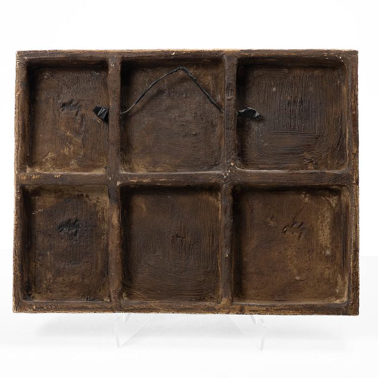 Hans Hedberg, a ceramic wall relief, Biot, France.