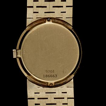 ARMBANDSUR, dam, 18k guld, Piaget, 1970-tal. Totalvikt 59g.