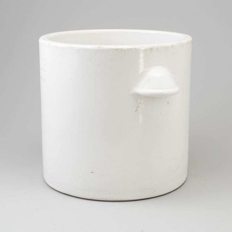 a stoneware flowerpot, Euskirchen Germany in the second half of the 20th century.