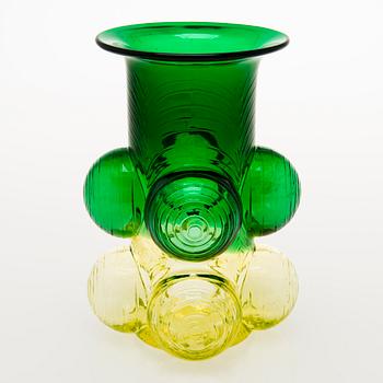 NANNY STILL, MALJAKKO, "Pajazzo", signeerattu Riihimäen Lasi oy Nanny Still. 1970-luku.