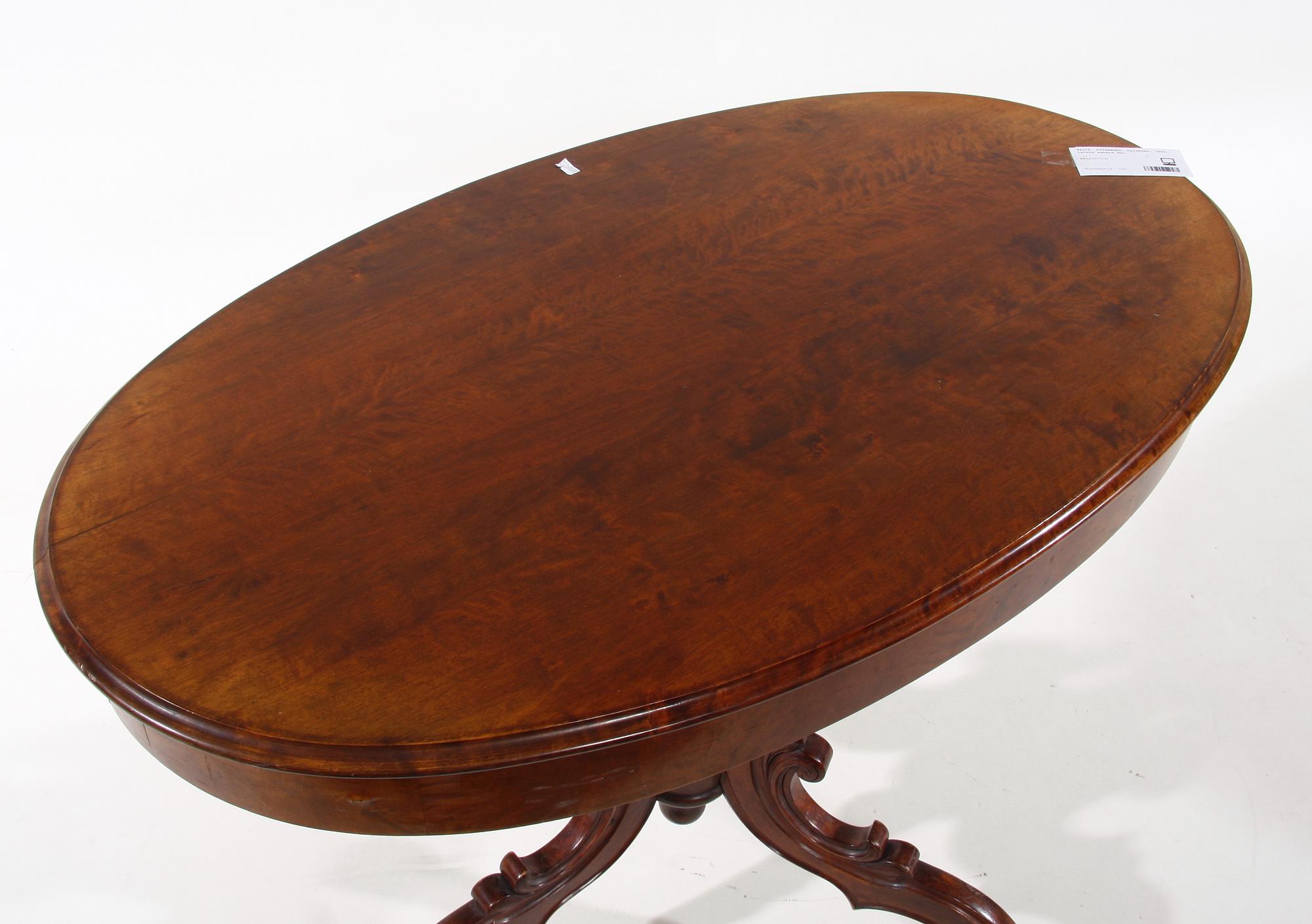 DIVANBORD, nyrokoko, 1800-talets senare del.