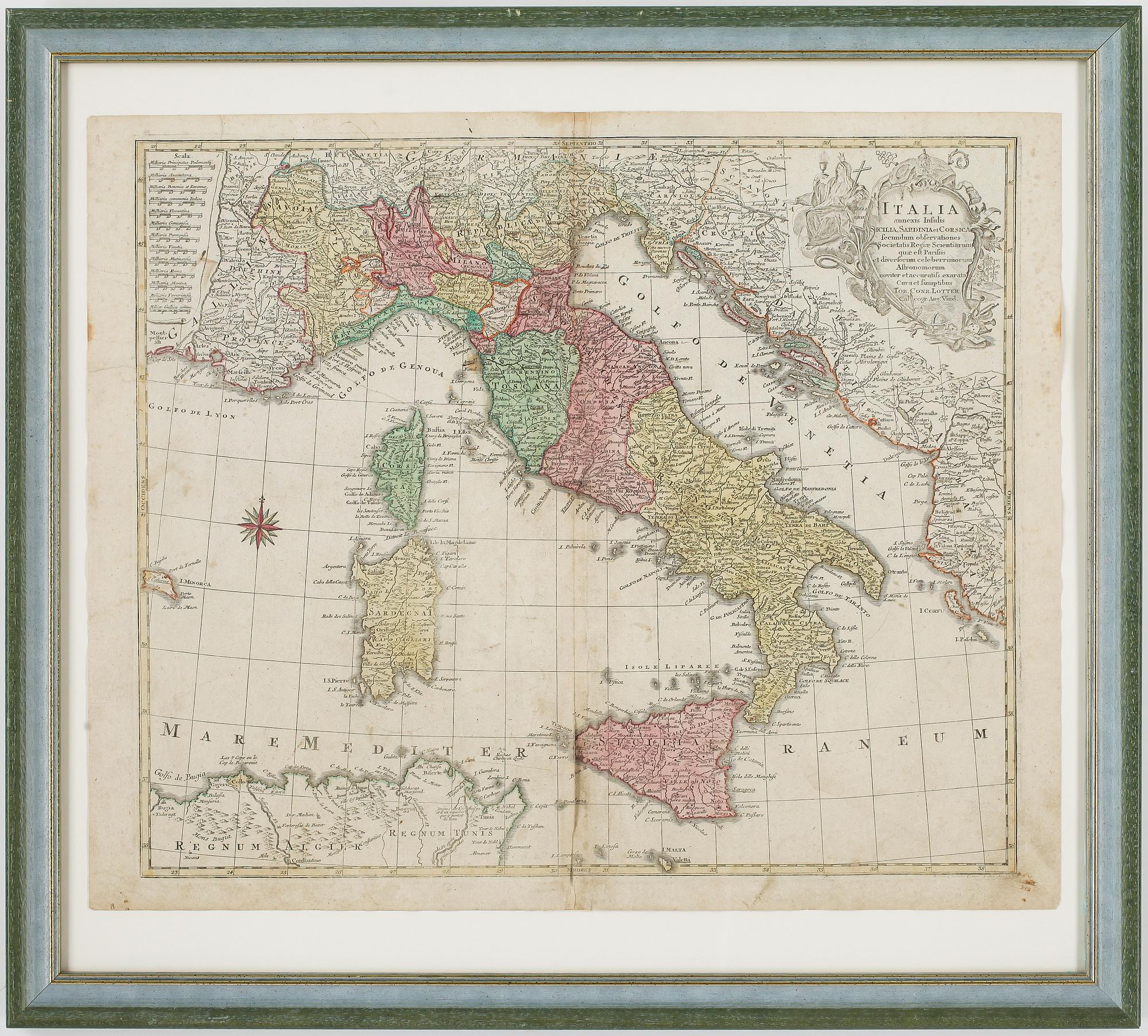 KARTA, Tobias Conrad Lotter, 1700-tal.