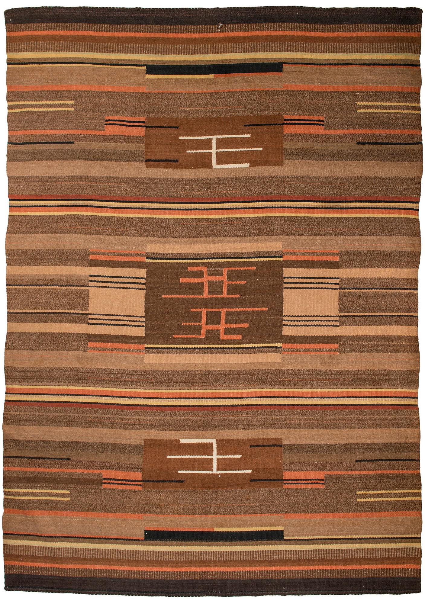 KARVALANKAMATTO, Suomi, 1930-luku. Noin 353x249 cm.