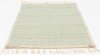 Barbro Nilsson, A carpet, "Grön Rosengång", flat weave, ca 110 x 76,5 cm, signed AB MMF BN.