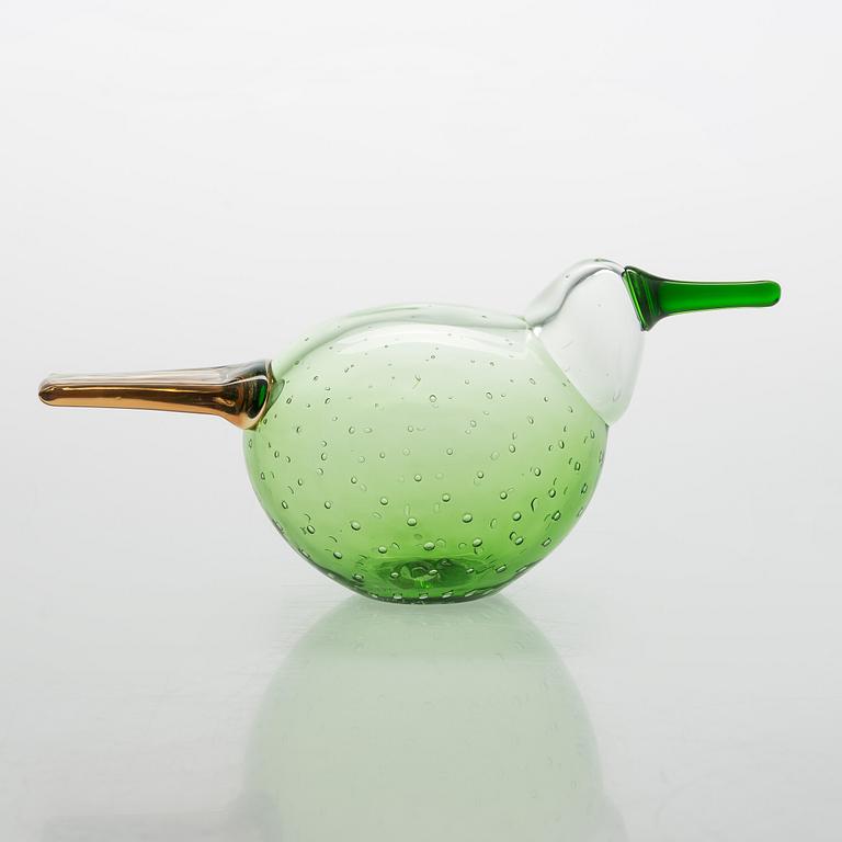 Oiva Toikka, lasilintu, "Kesuri", signeerattu O. Toikka Nuutajärvi.