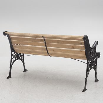 A garden sofa, 20th century.