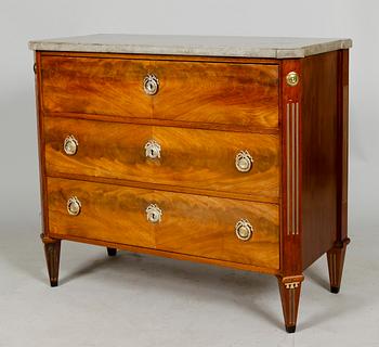 SEKRETÄR, gustaviansk stil, 1800-/1900-tal.