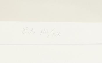 Yrjö Edelmann, färglitografi, 1993, signerad EA VII/XX.