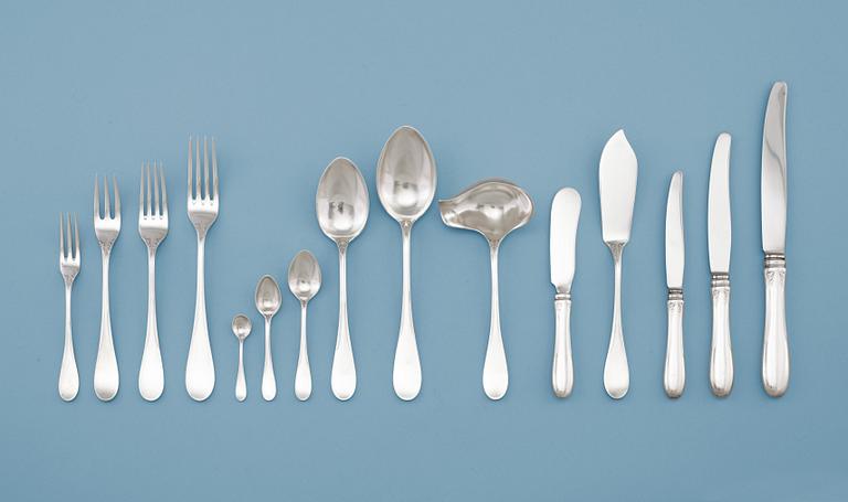 A W. A. BOLIN  set of 154 pcs flatware, Stockholm 1943-46.