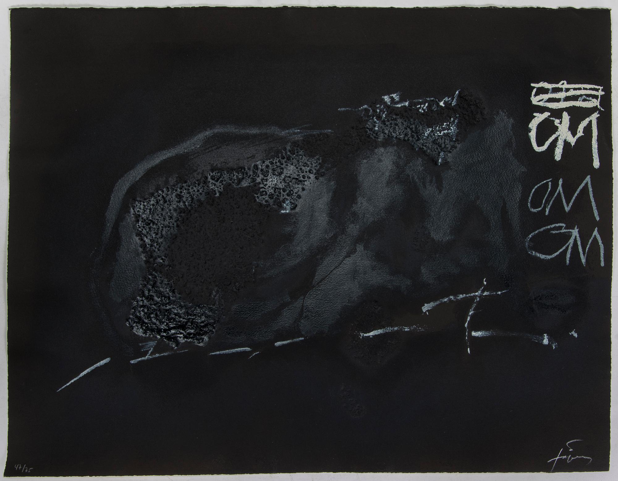 Antoni Tàpies, Mapp med etsningar och färglitografier, 5 st.