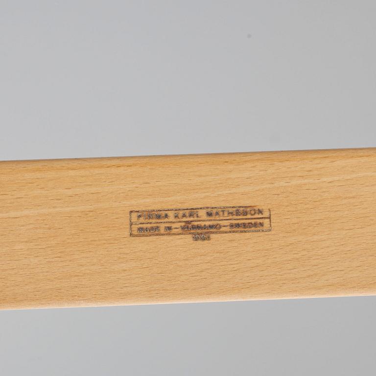 KARMSTOL, "Eva", Bruno Mathsson för Dux, 1900-talets andra hälft.