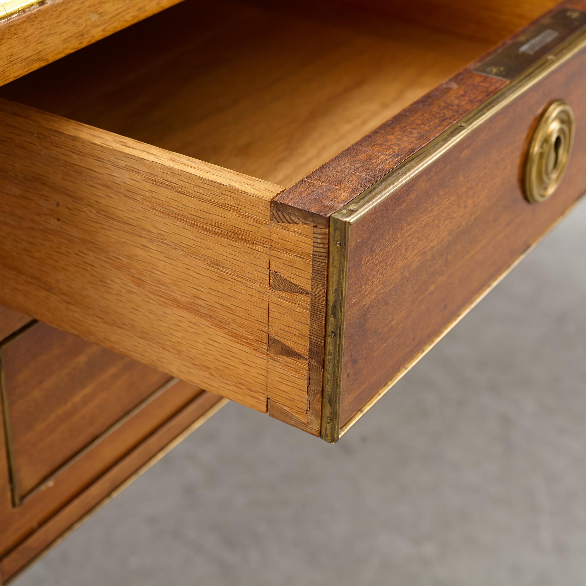 Desk, late Gustavian style, circa 1900.