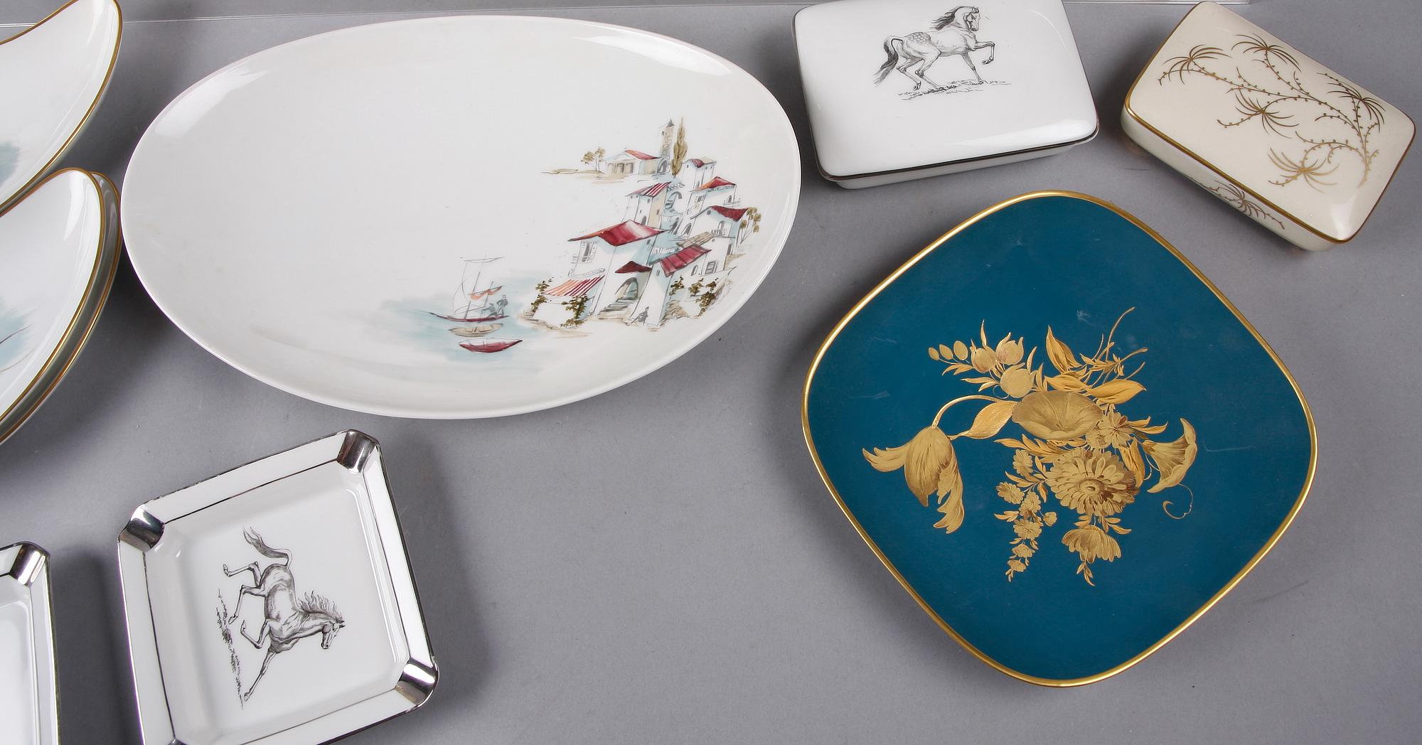 PARTI PORSLIN, ca 25 delar, Rosenthal, 1900-tal.