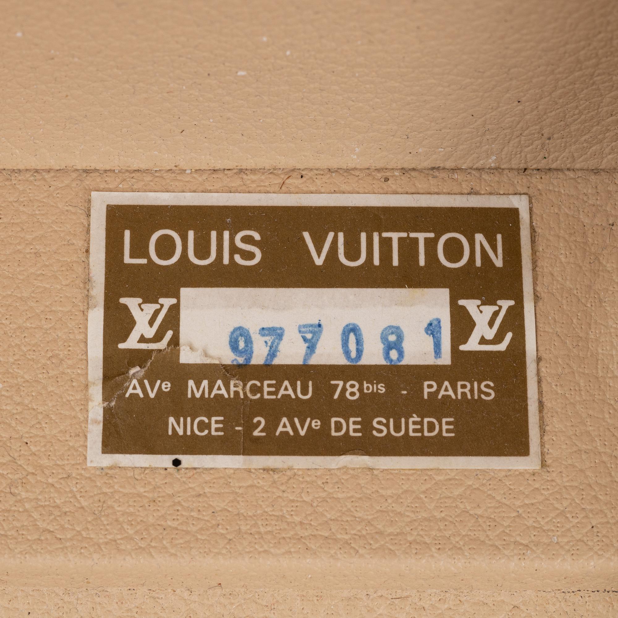 Louis Vuitton, resväska, "Alzer 75", 1970-tal.