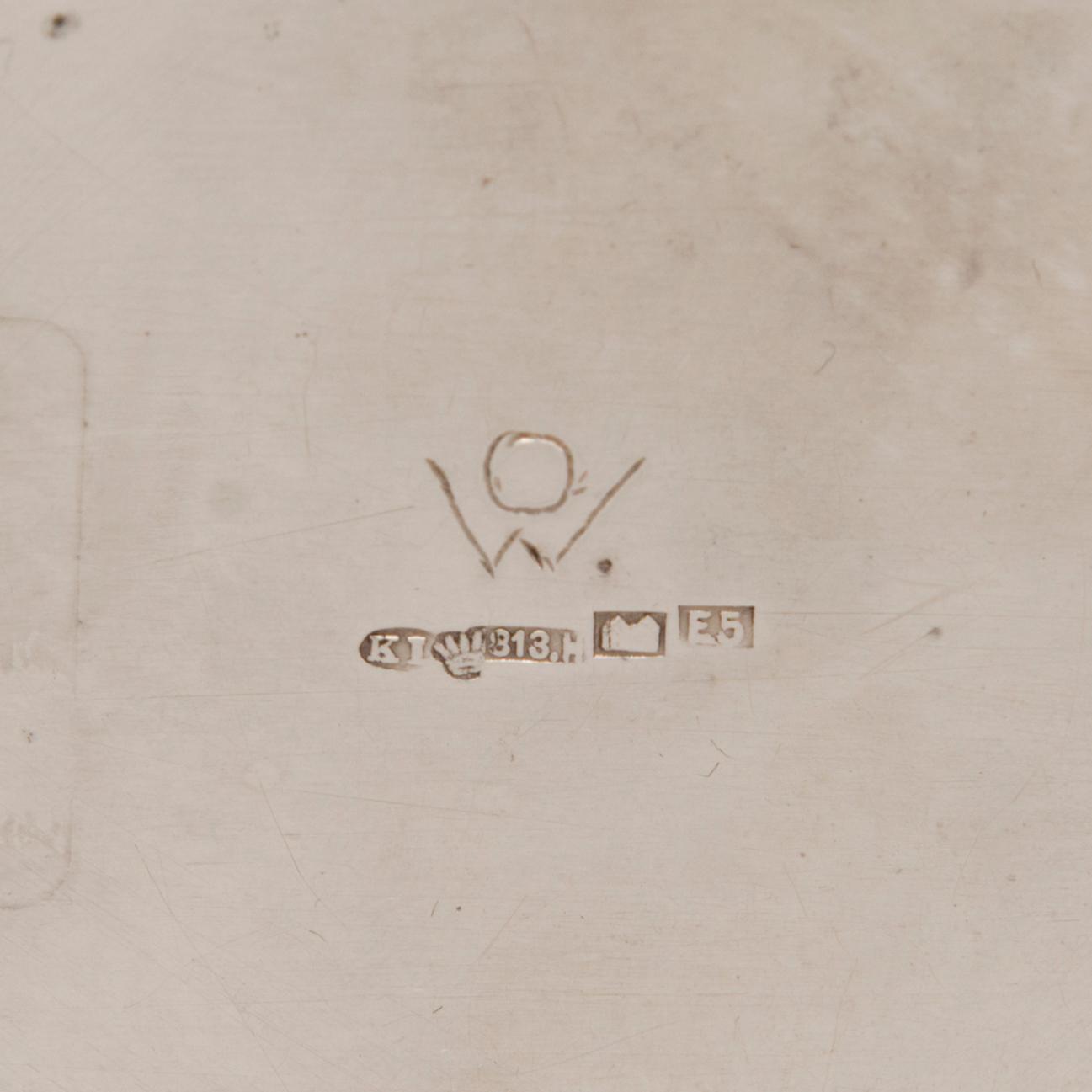 ERIC O. W. EHRSTRÖM, a silversmith Kaarlo Lappalainen Hämeenlinna 1910.