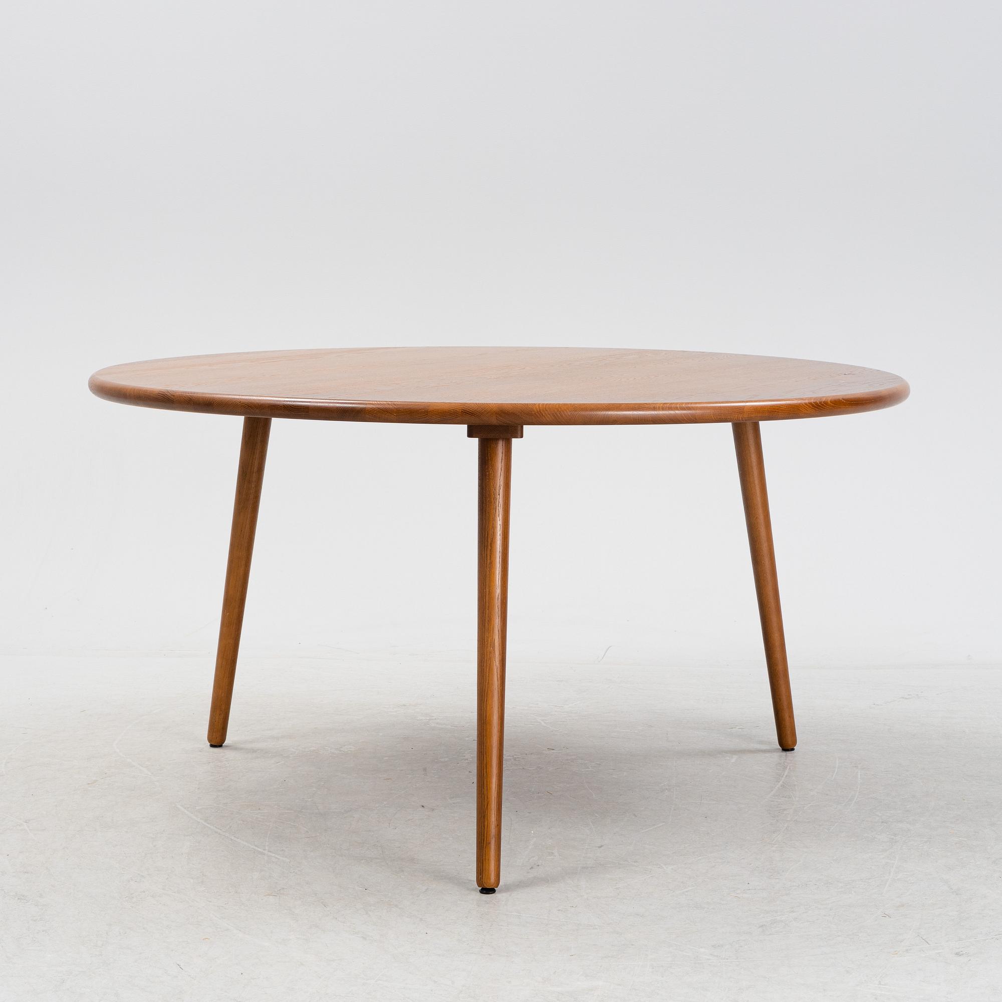 Jonas Lindvall, a stained oak dining table for Stolab.