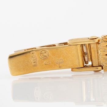 Tissot, wristwatch, 18K gold, 17 mm.